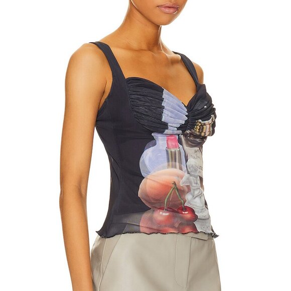 Fiorucci: L'eau De Fiorucci Gloria Top in Multi - Picture 13 of 14